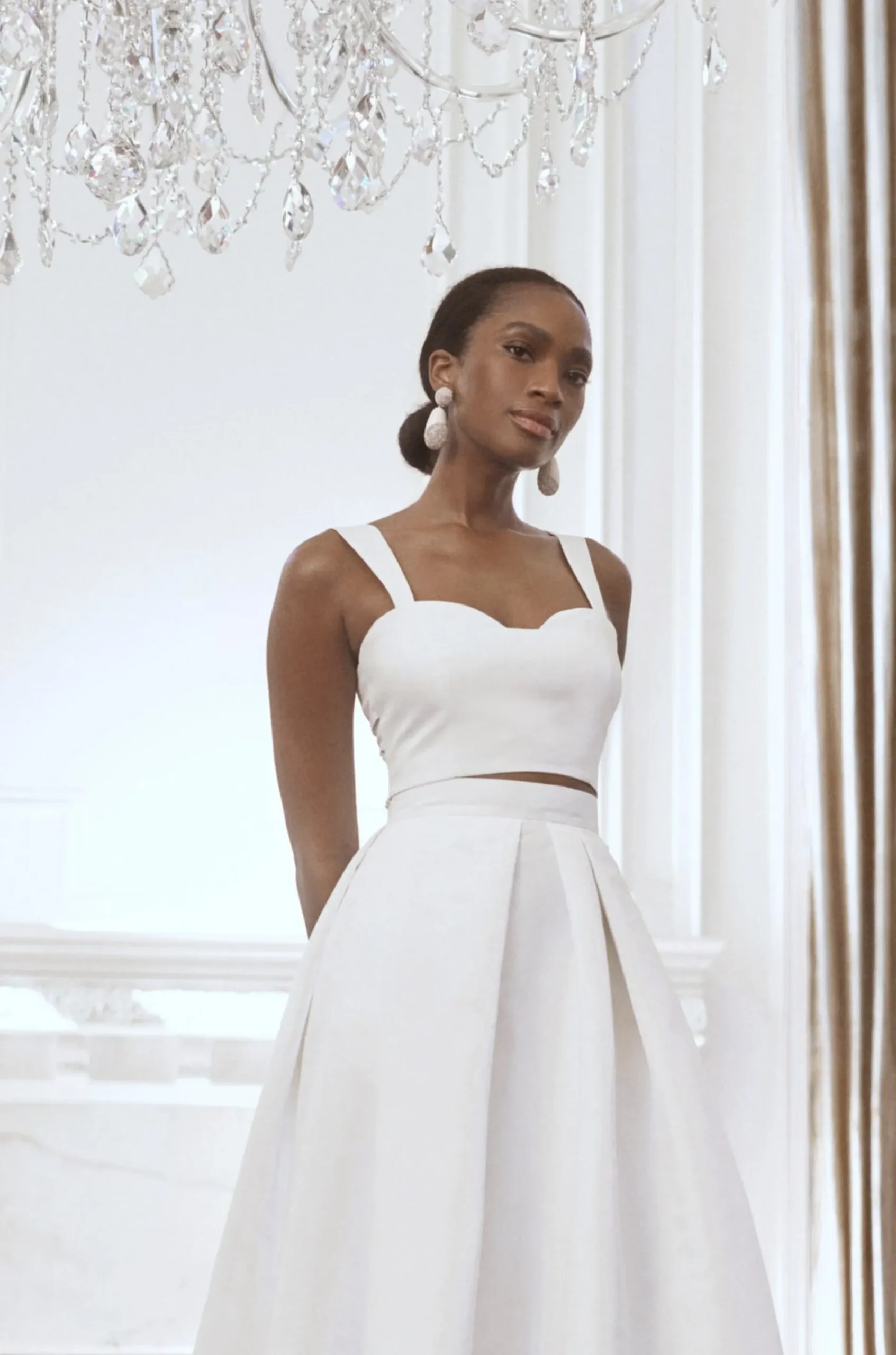 Sachin & Babi Matching Sets|Tops & Blouses<Darcy Top - Off White - Mikado Offwhite