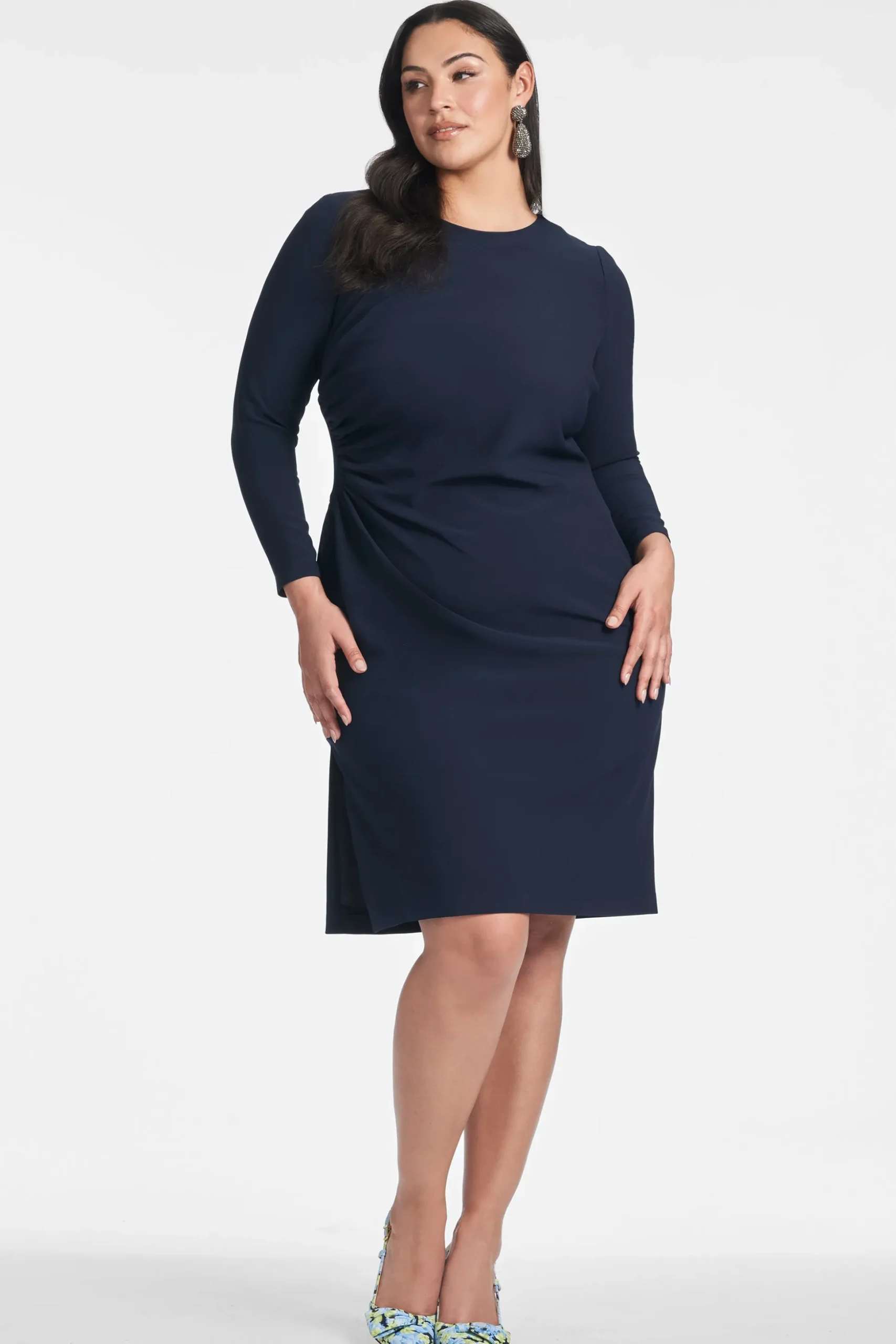 Sachin & Babi Plus Sizes|Midi<Dee Dress - Dark Midnight Darkmidnight