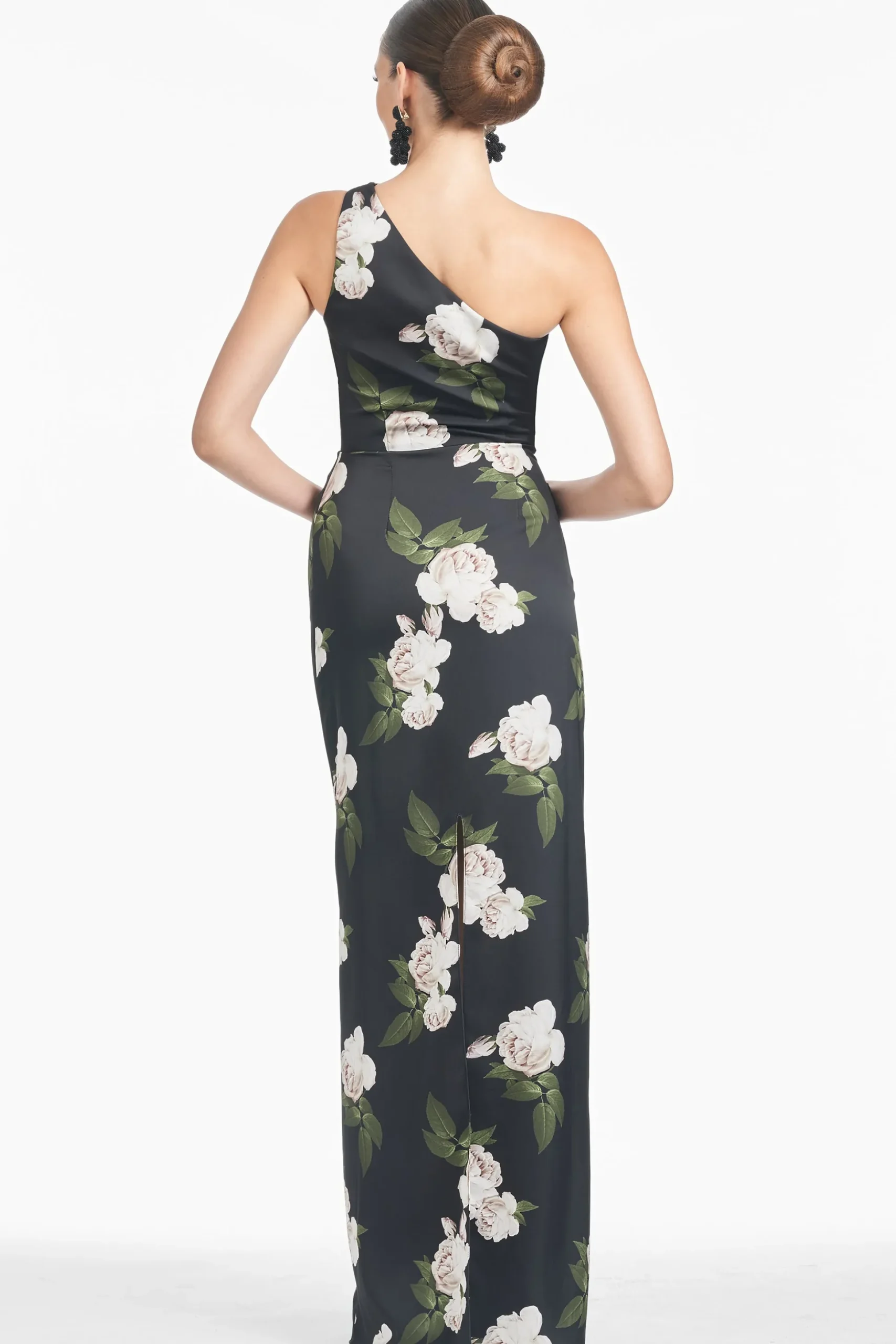 Sachin & Babi One Shoulder<Delancy Gown - Obsidian Blooms Obsideonblooms