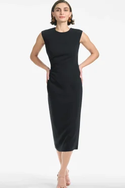 Sachin & Babi Plus Sizes|Midi<Diana Dress - Black