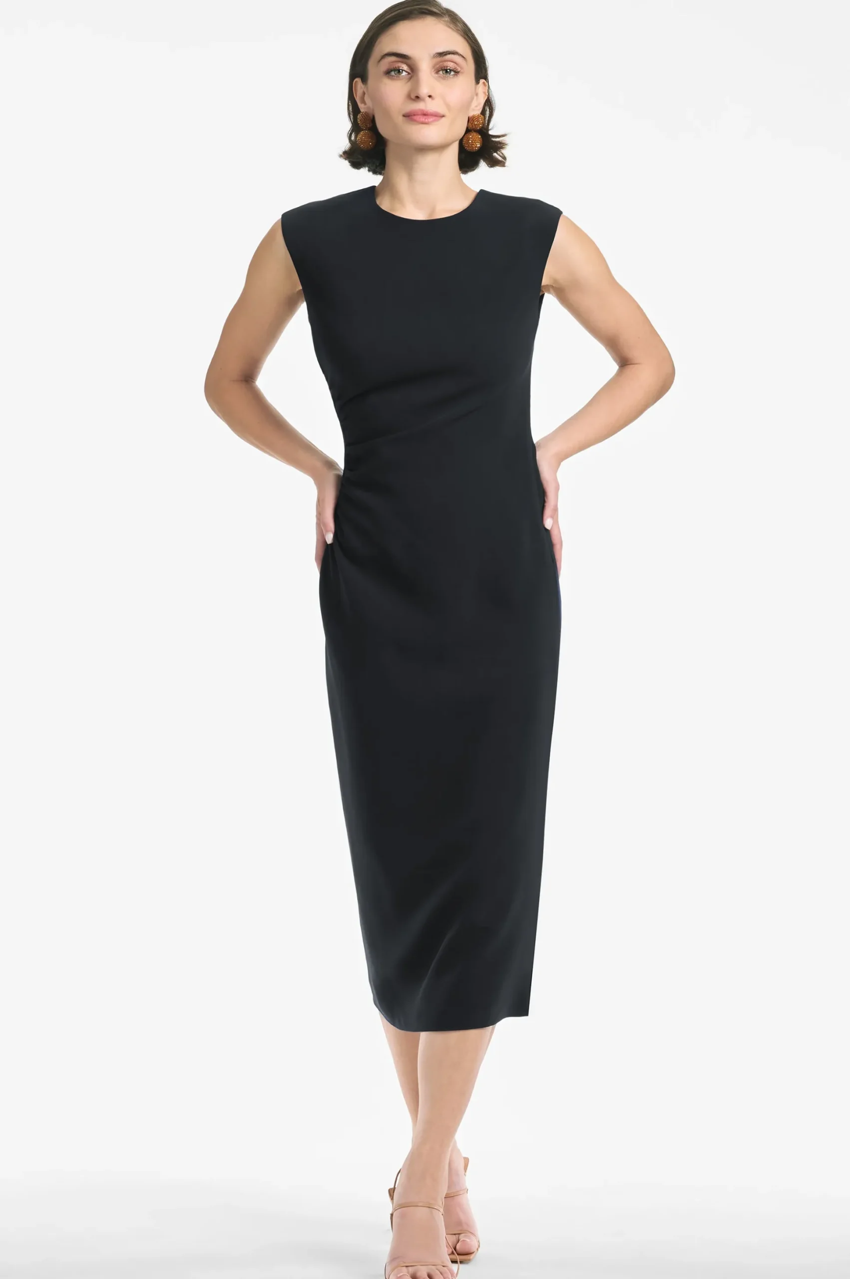 Sachin & Babi Plus Sizes|Midi<Diana Dress - Black