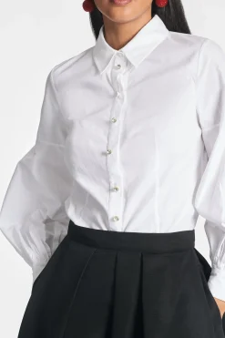 Sachin & Babi Matching Sets|Plus Sizes<Elizabeth Top - White