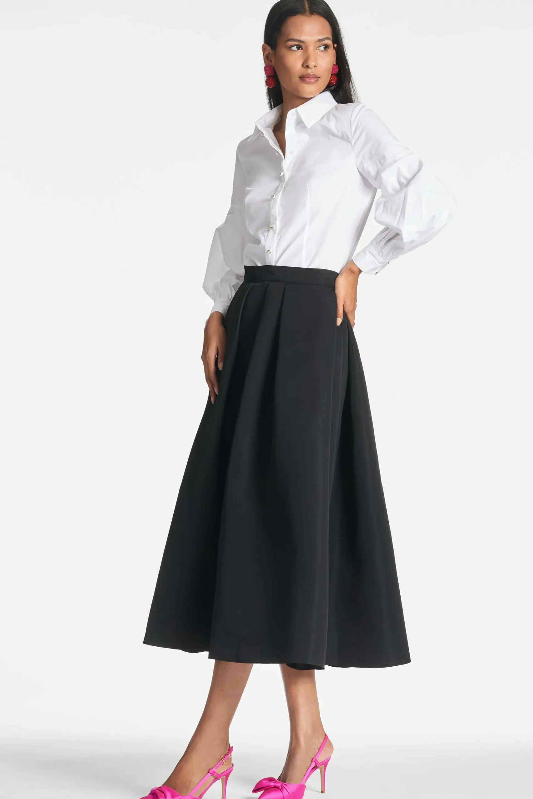 Sachin & Babi Matching Sets|Plus Sizes<Elizabeth Top - White