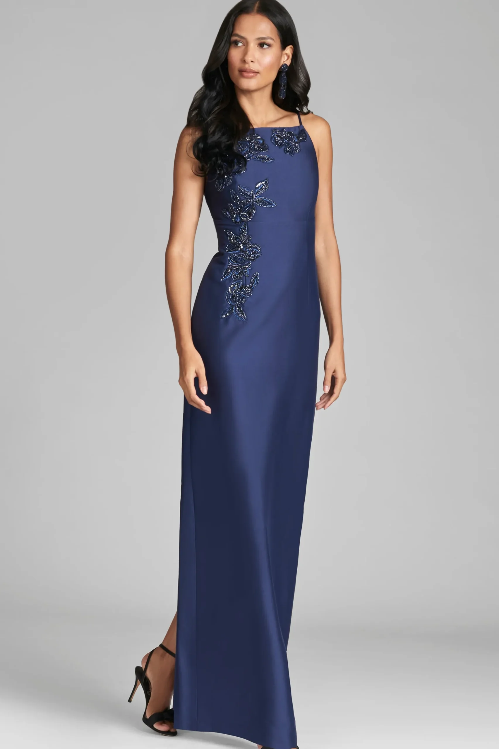 Sachin & Babi Sleeveless<Embellished Pryce Gown - Night Sky Nightsky