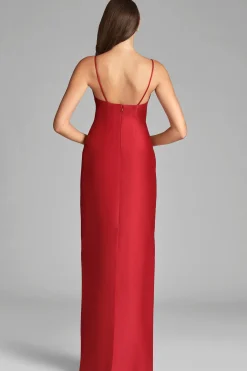 Sachin & Babi Sleeveless<Embellished Pryce Gown - Holly Red Hollyred