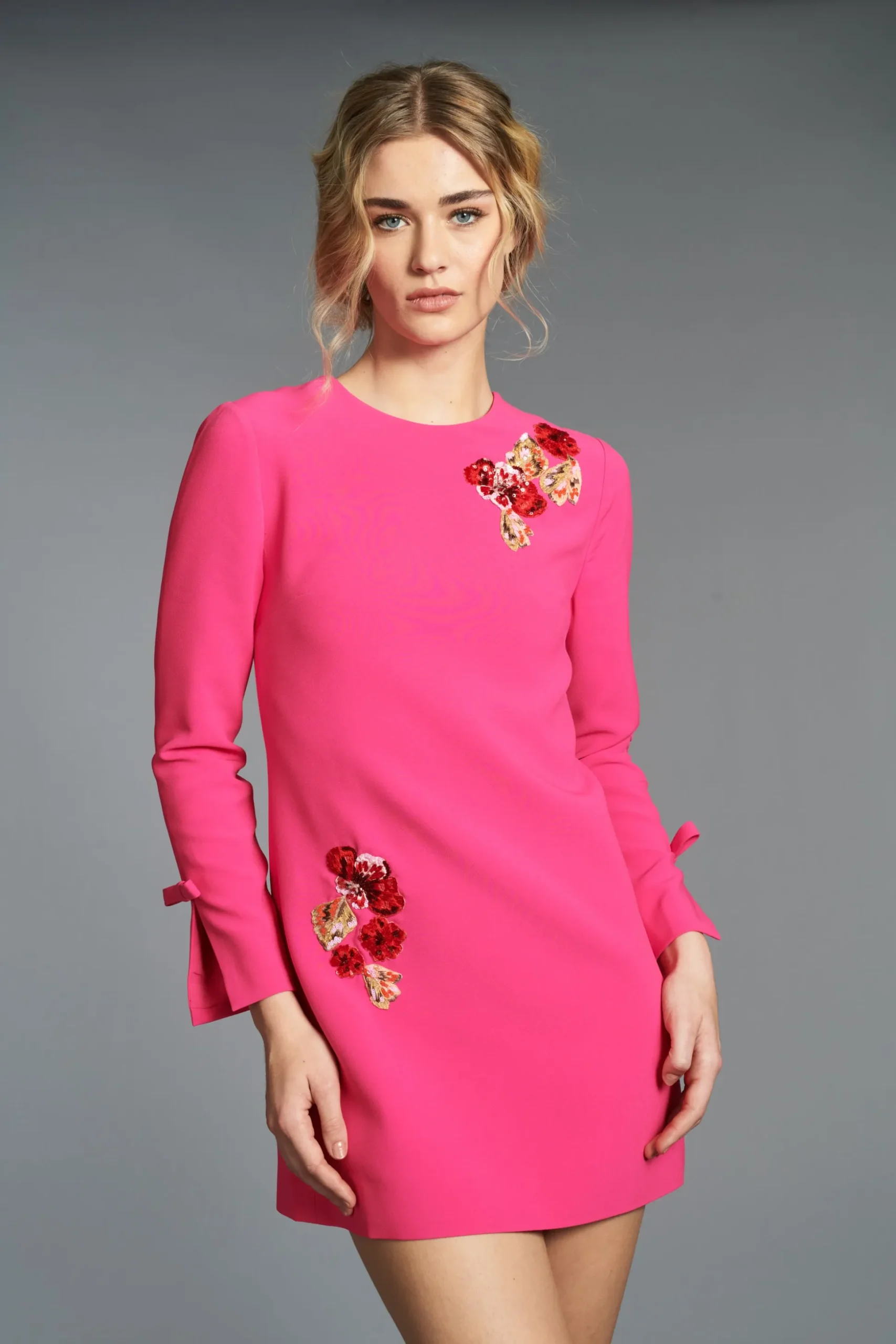 Sachin & Babi Mini<Embroidered Lily Dress - Electric Pink Electricpink