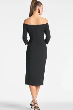 Sachin & Babi Midi<Fatima Dress - Noir Bouquet Noirbouquet