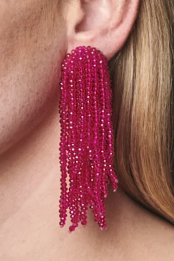 Sachin & Babi Earrings<Fountain Earrings - Faceted Beads Black