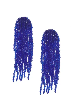Sachin & Babi Earrings<Fountain Earrings - Faceted Beads Black