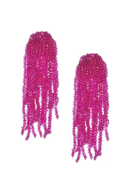 Sachin & Babi Earrings<Fountain Earrings - Faceted Beads Black