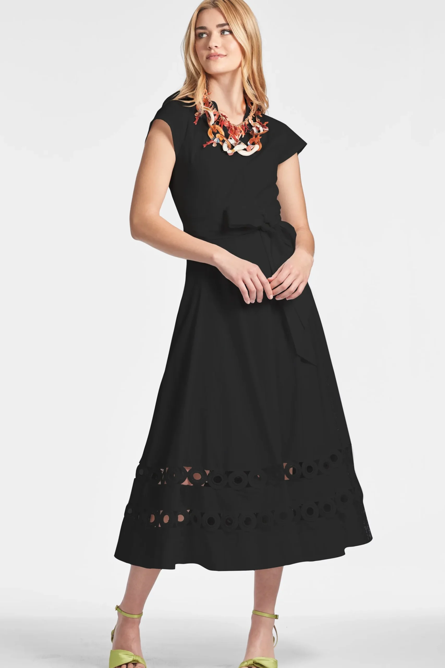 Sachin & Babi A-line|Midi<Ganika Dress - Black