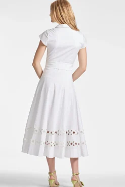Sachin & Babi Plus Sizes|Fit & Flare<Ganika Dress - White
