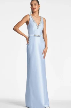 Sachin & Babi Sleeveless<Garda Gown - Glacial Blue Glacialblue