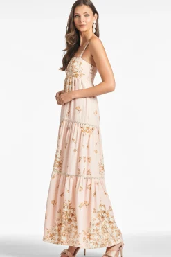 Sachin & Babi Long<Giorno Dress - Petalo Rosa Fresco Petalorosafresco