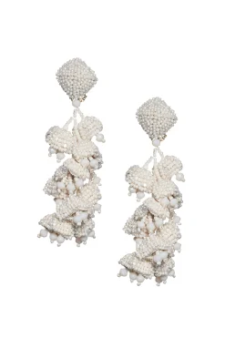 Sachin & Babi Earrings<Grapes Earrings - Smooth Beads Silver