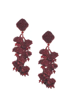 Sachin & Babi Earrings<Grapes Earrings - Smooth Beads Silver