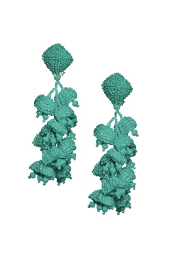 Sachin & Babi Earrings<Grapes Earrings - Smooth Beads Silver