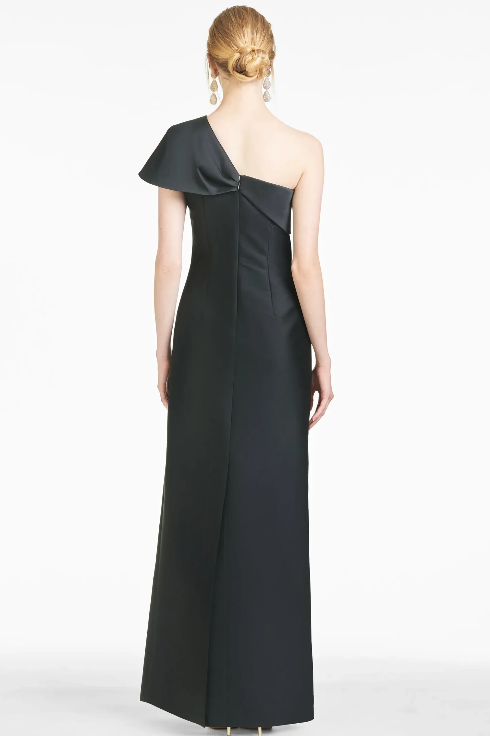Sachin & Babi One Shoulder<Ines Gown - Black