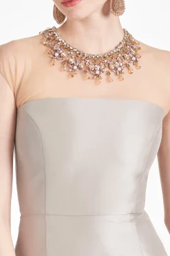 Sachin & Babi Cap Sleeve<Irina Gown - Frosty Pewter Frostypewter