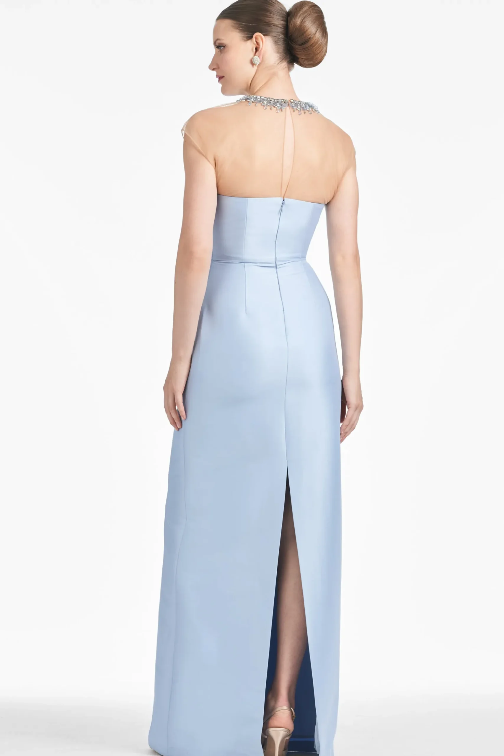 Sachin & Babi Cap Sleeve<Irina Gown - Glacial Blue Glacialblue