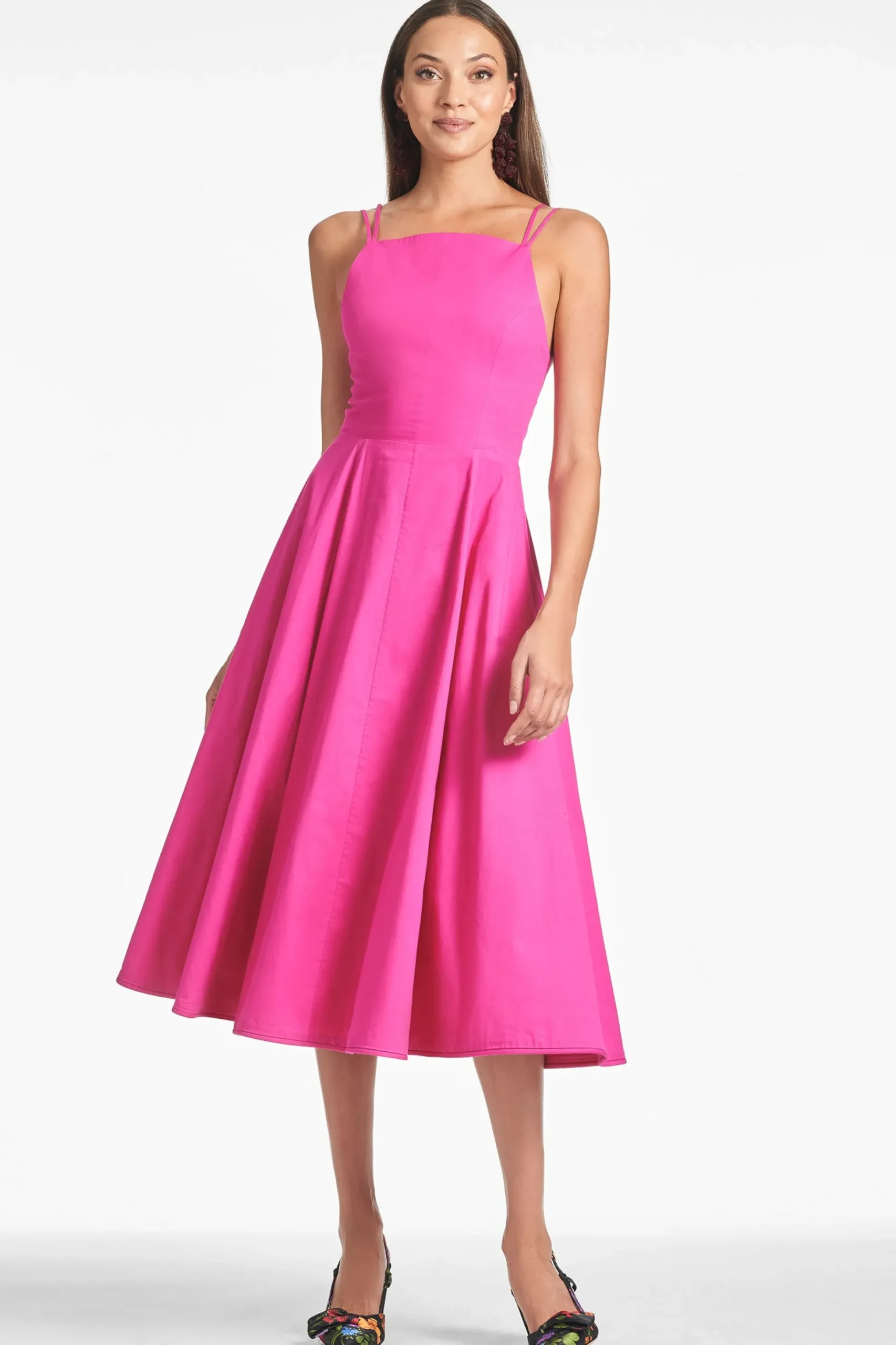 Sachin & Babi Fit & Flare|Midi<Jacinta Dress - Cerise