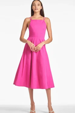 Sachin & Babi Fit & Flare|Midi<Jacinta Dress - Cerise
