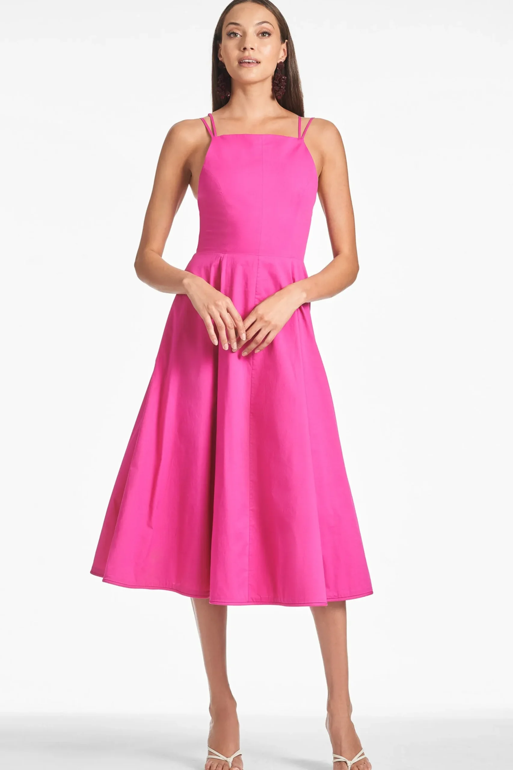 Sachin & Babi Fit & Flare|Midi<Jacinta Dress - Cerise