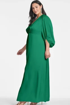 Sachin & Babi Plus Sizes<Jenny Gown - Emerald