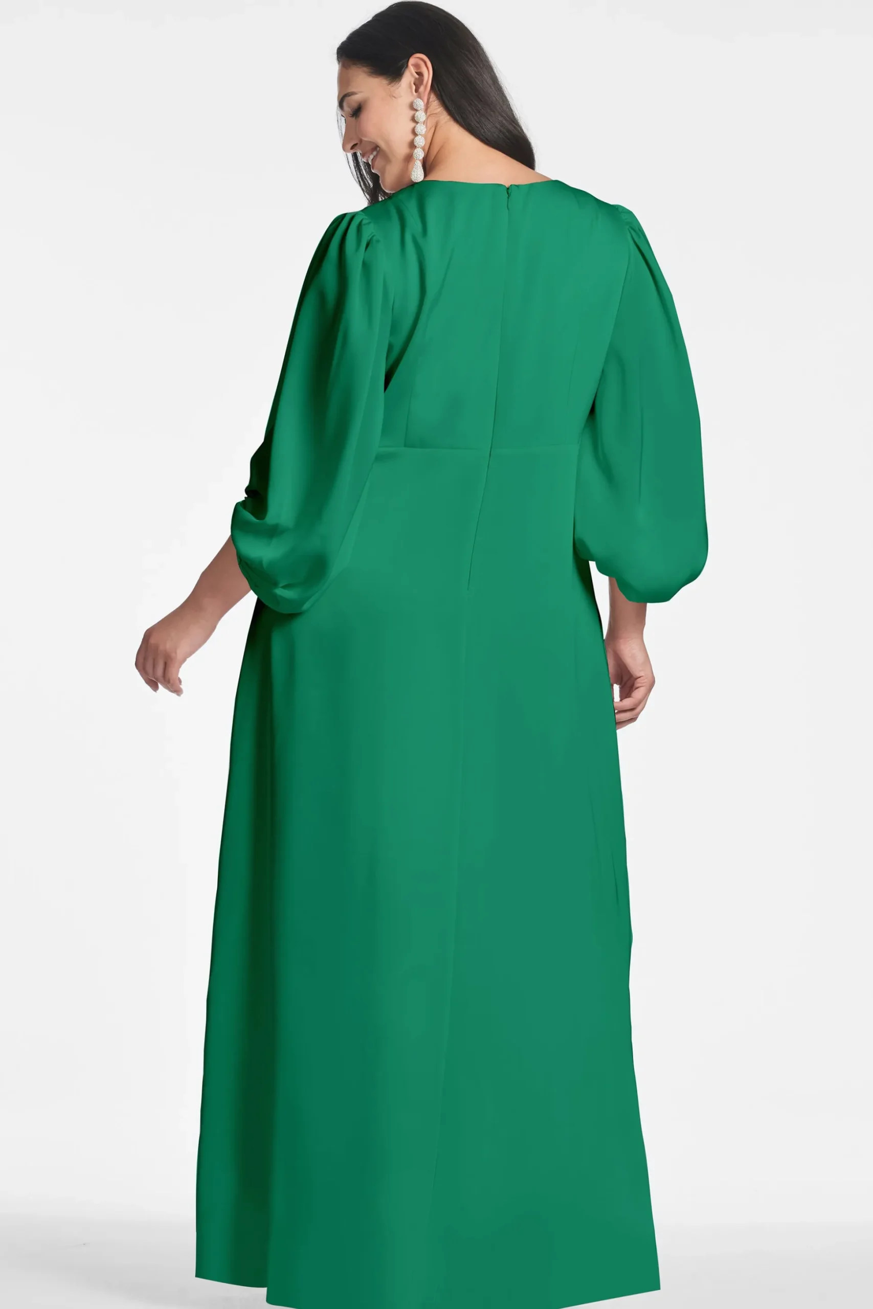 Sachin & Babi Plus Sizes<Jenny Gown - Emerald