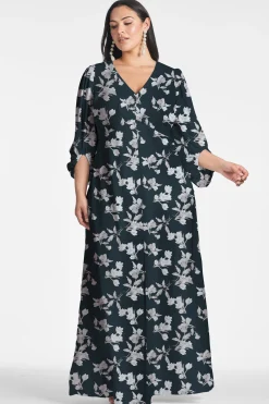 Sachin & Babi Plus Sizes<Jenny Gown - Navy Venetia Petal Navyvenetiapetal