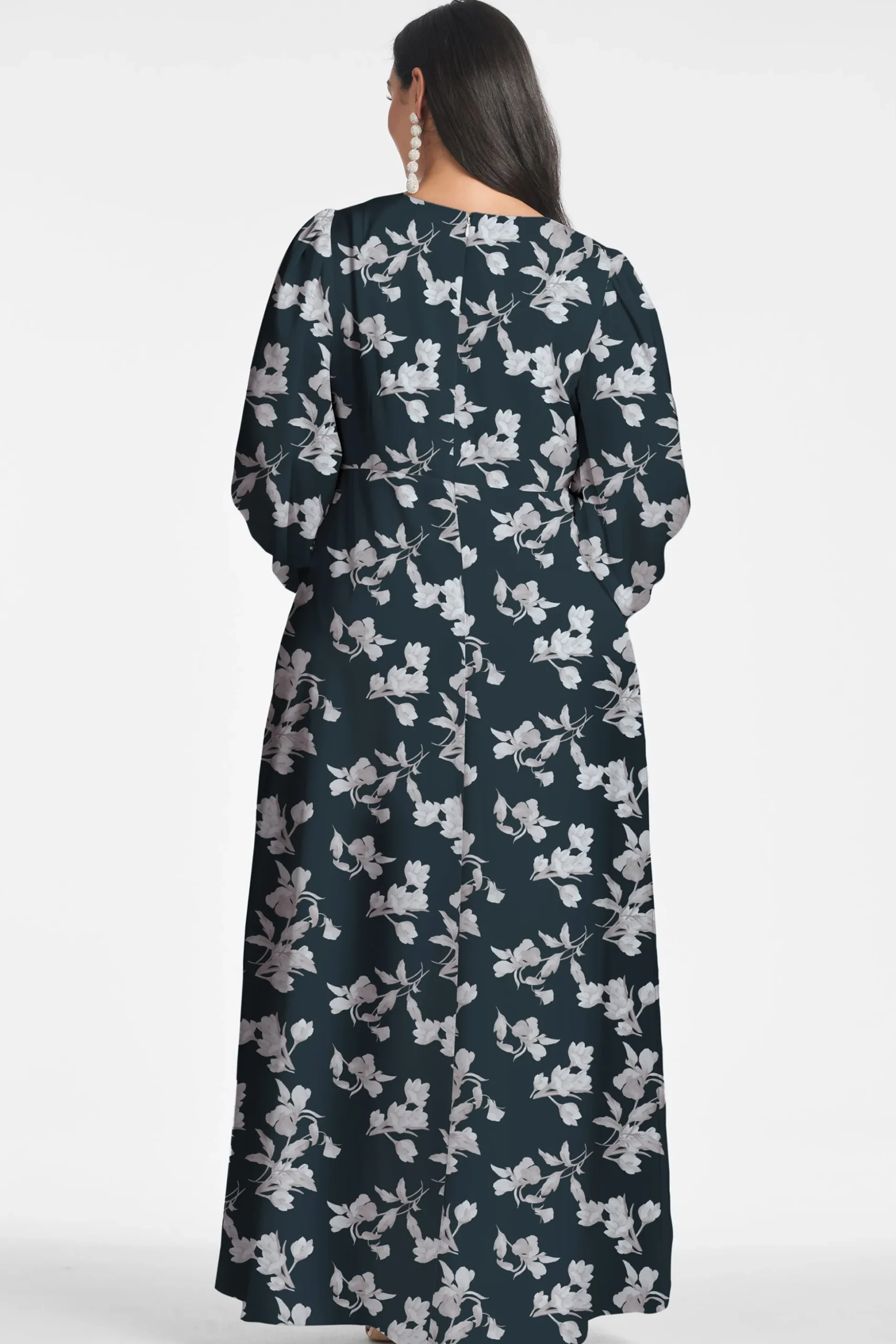 Sachin & Babi Plus Sizes<Jenny Gown - Navy Venetia Petal Navyvenetiapetal