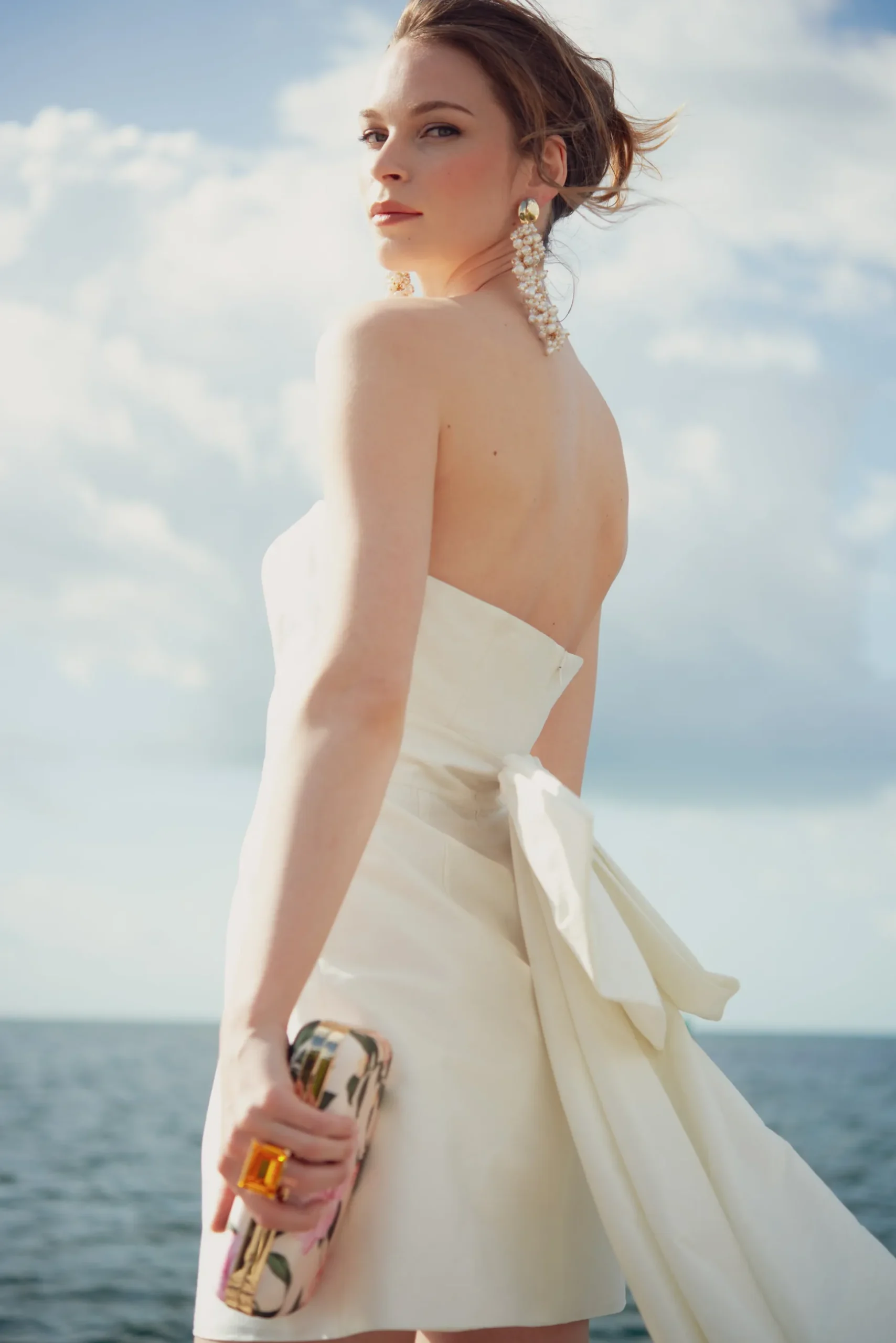 Sachin & Babi Fit & Flare|Mini<Kaia Dress - Ivory