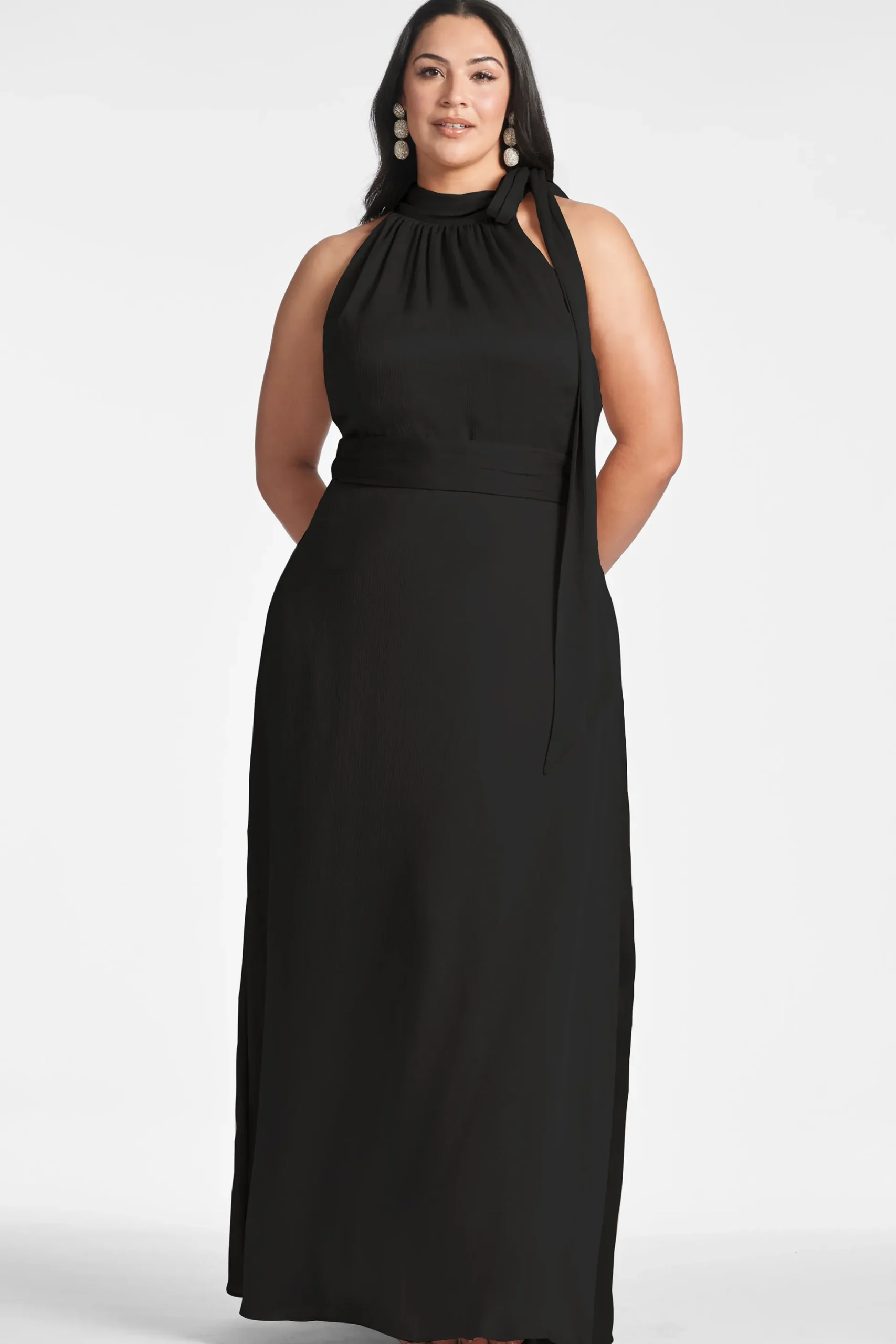 Sachin & Babi Plus Sizes|Sleeveless<Kayla Gown - Black