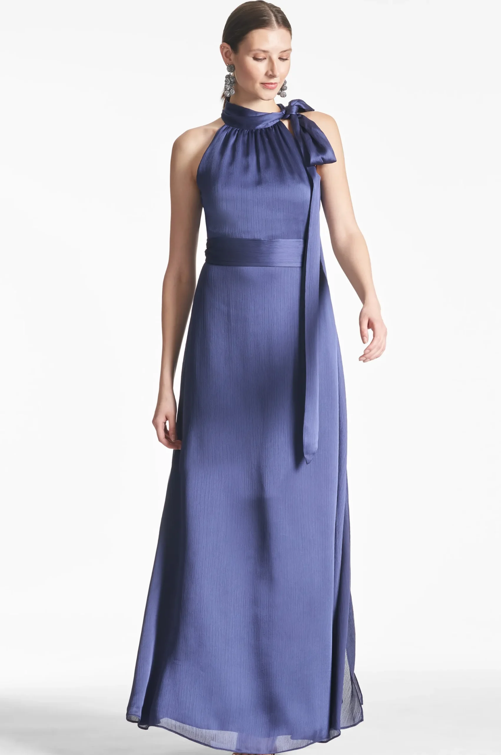 Sachin & Babi Plus Sizes|Sleeveless<Kayla Gown - Deep Cobalt Deepcobalt