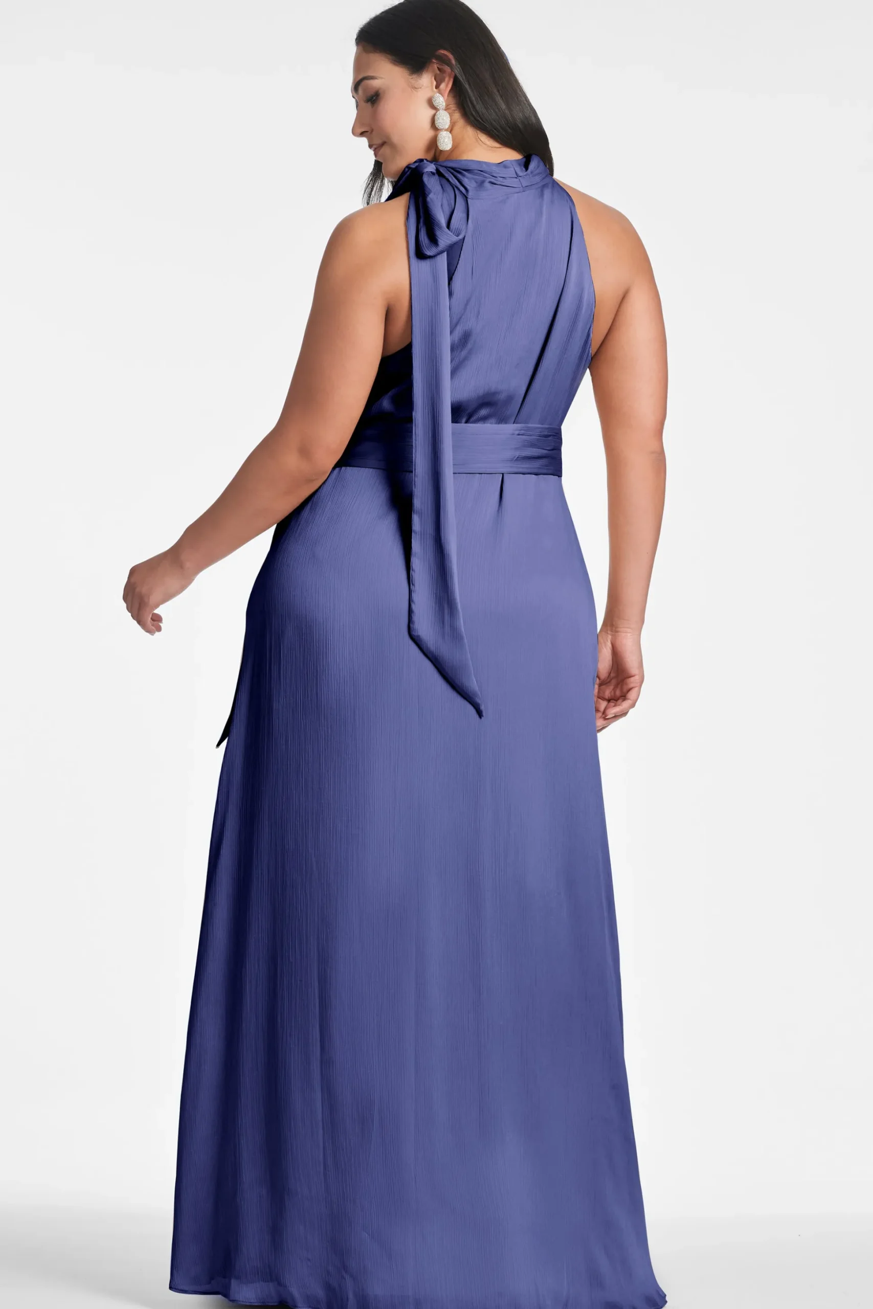 Sachin & Babi Plus Sizes|Sleeveless<Kayla Gown - Deep Cobalt Deepcobalt
