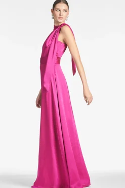 Sachin & Babi Plus Sizes|Sleeveless<Kayla Gown - Dragonfruit