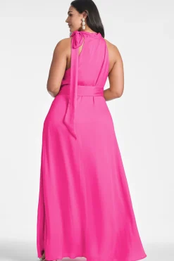 Sachin & Babi Plus Sizes|Sleeveless<Kayla Gown - Dragonfruit