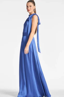 Sachin & Babi Plus Sizes|Sleeveless<Kayla Gown - French Blue Frenchblue