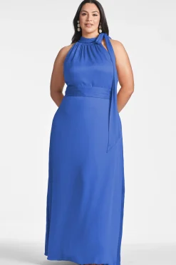 Sachin & Babi Plus Sizes|Sleeveless<Kayla Gown - French Blue Frenchblue
