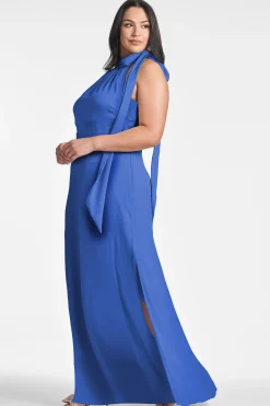 Sachin & Babi Plus Sizes|Sleeveless<Kayla Gown - French Blue Frenchblue