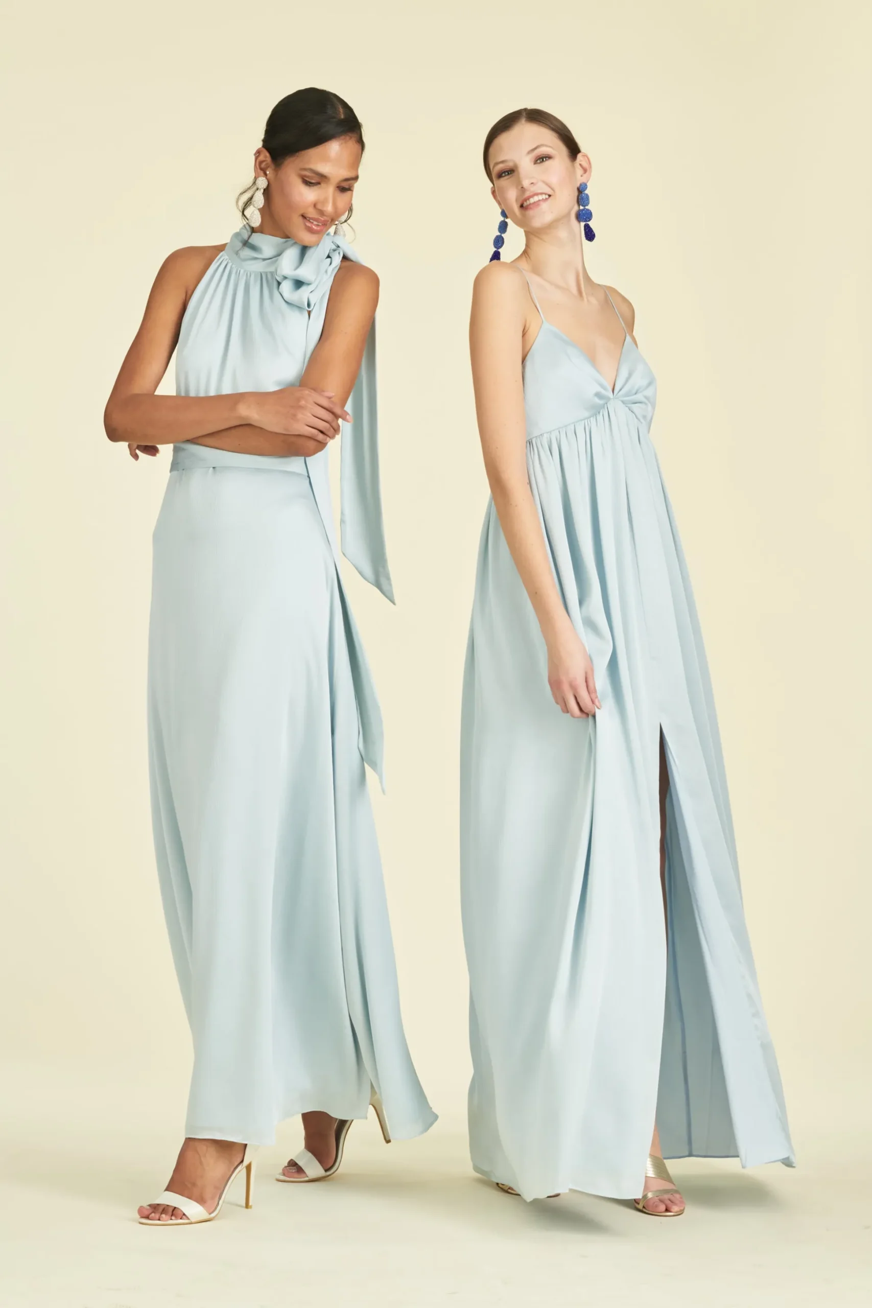 Sachin & Babi Sleeveless<Kayla Gown - Ice Blue Iceblue