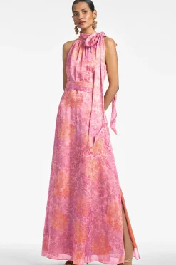 Sachin & Babi Plus Sizes|Sleeveless<Kayla Gown - Pastel Sunset Hydrangea Pastelsunsethydrangea