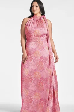Sachin & Babi Plus Sizes|Sleeveless<Kayla Gown - Pastel Sunset Hydrangea Pastelsunsethydrangea