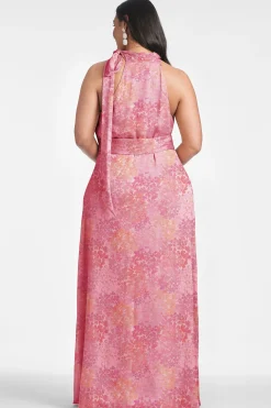 Sachin & Babi Plus Sizes|Sleeveless<Kayla Gown - Pastel Sunset Hydrangea Pastelsunsethydrangea