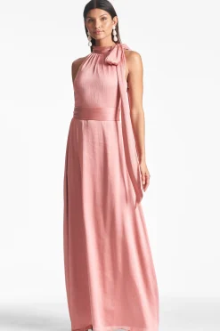 Sachin & Babi Plus Sizes|Sleeveless<Kayla Gown - Rouge