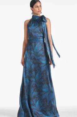 Sachin & Babi Plus Sizes|Sleeveless<Kayla Gown - Tonal Petal Tonalpetal