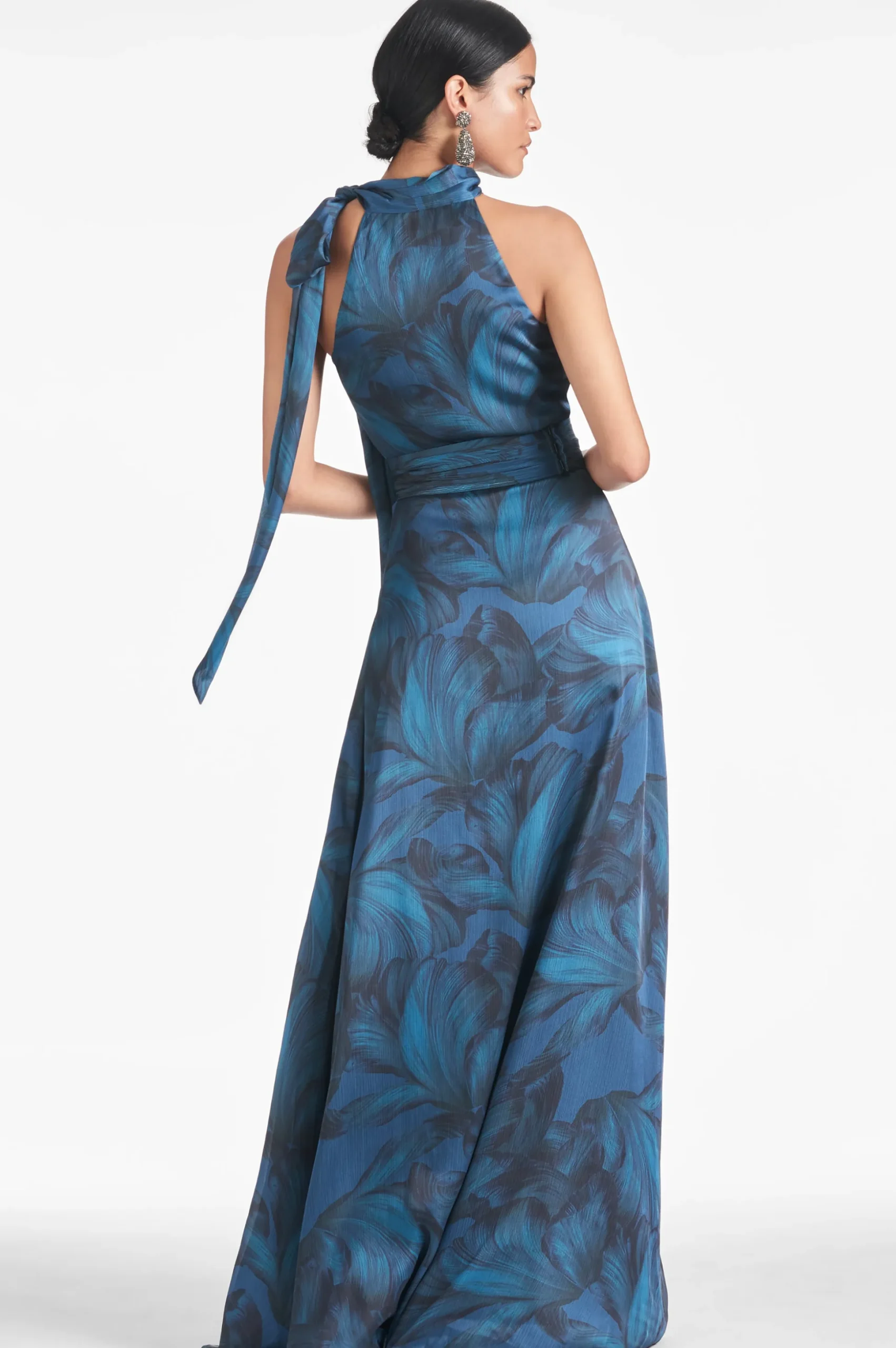 Sachin & Babi Plus Sizes|Sleeveless<Kayla Gown - Tonal Petal Tonalpetal