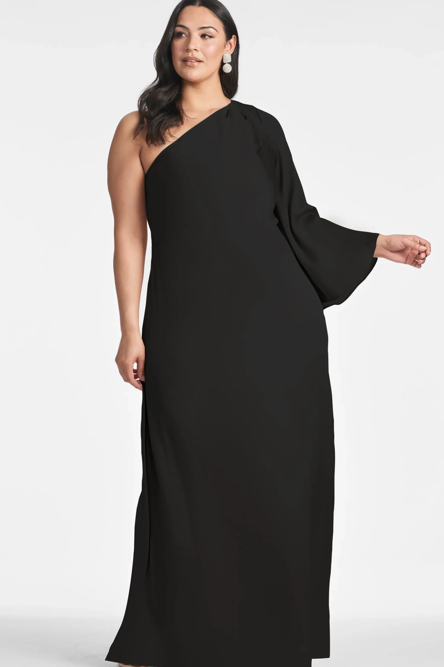 Sachin & Babi Plus Sizes|Long Sleeve<Keely Gown - Black
