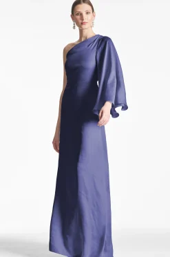 Sachin & Babi Plus Sizes|Long Sleeve<Keely Gown - Deep Cobalt Deepcobalt