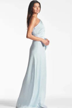 Sachin & Babi Plus Sizes|One Shoulder<Keely Gown - Ice Blue Iceblue